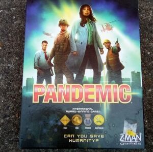 Pandemic Board Game - Black/Multicolor Box Art